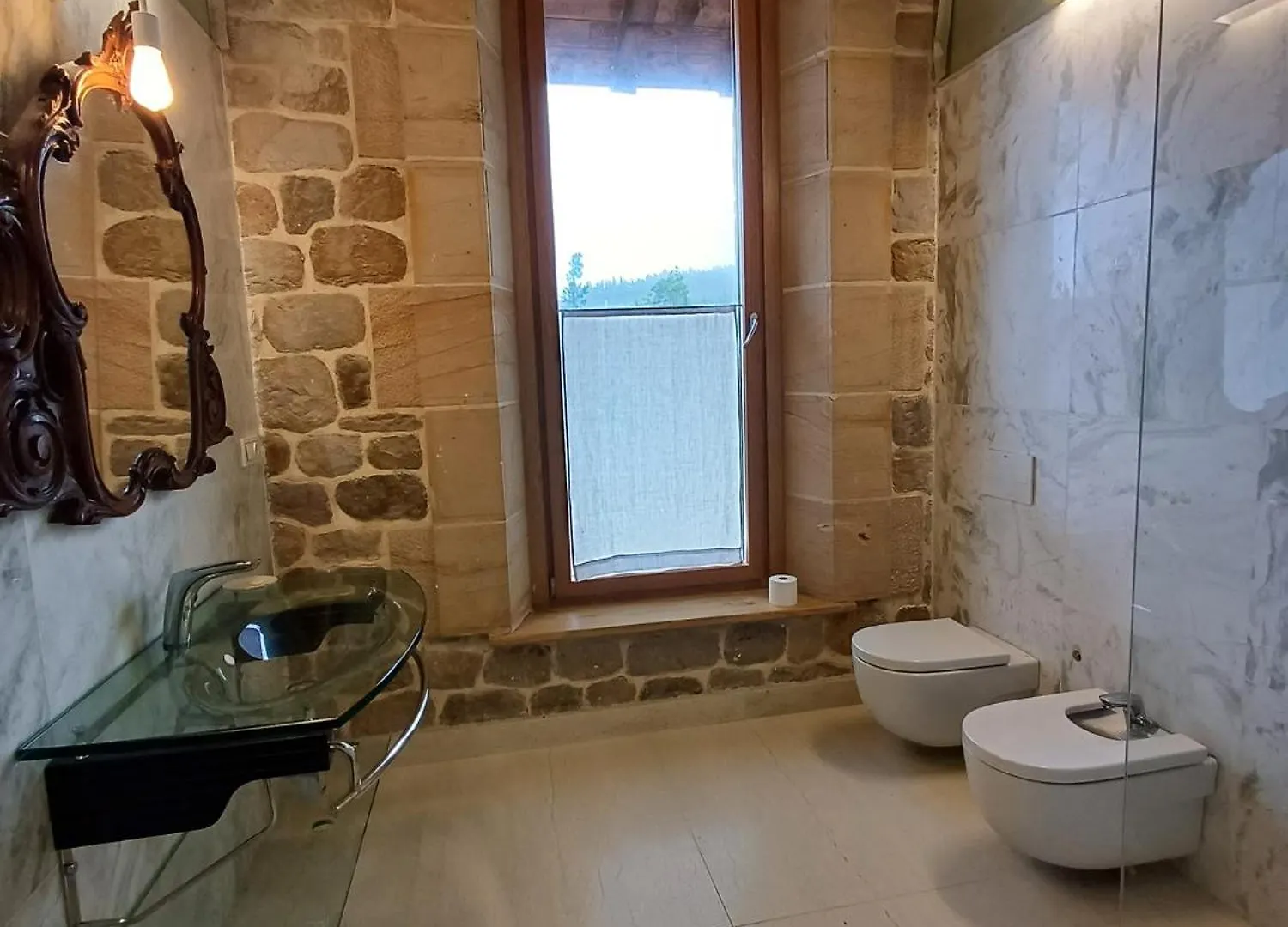 Apartmán Nuevo apartamento en Casa Rural Haritza con vistas al mar Ea