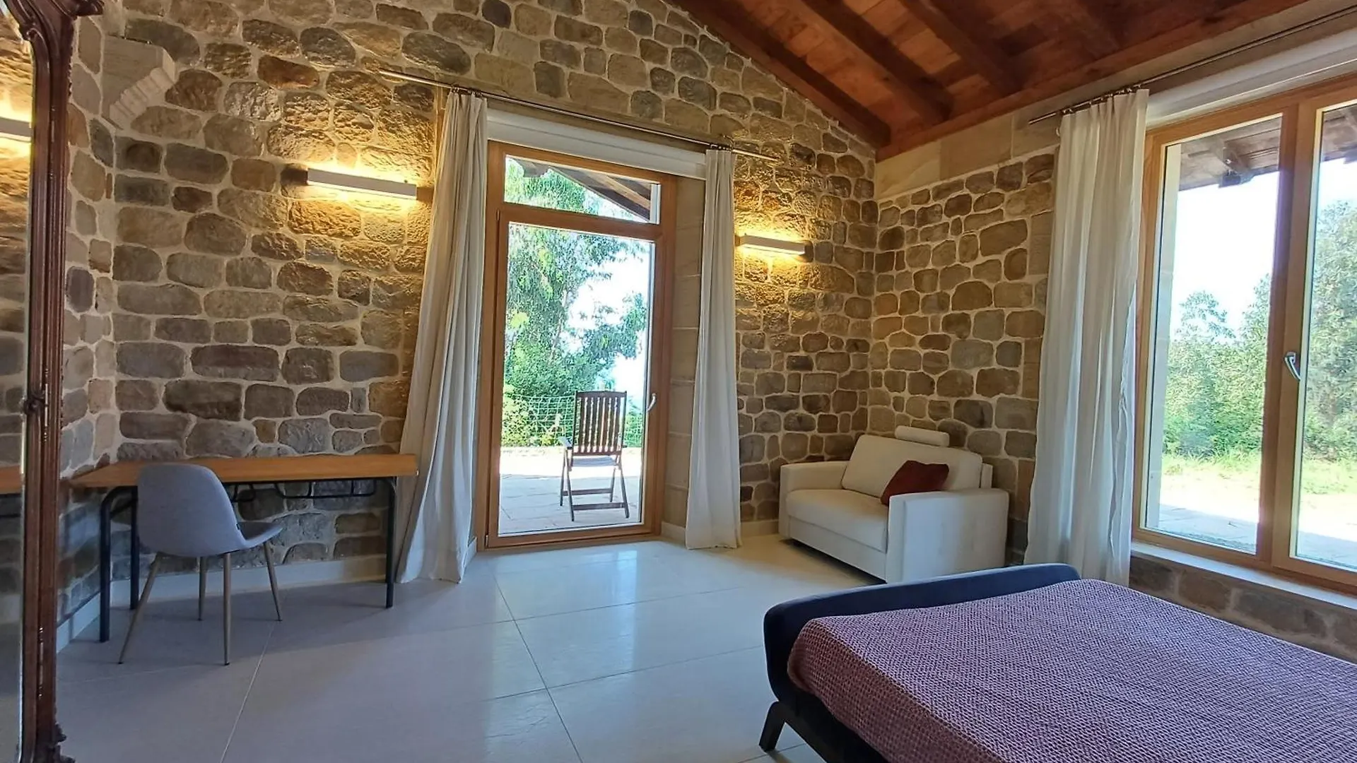 Apartmán Nuevo apartamento en Casa Rural Haritza con vistas al mar Ea